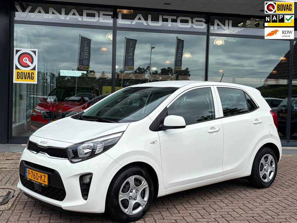 Kia Picanto 1.0 ComfortLine 5Drs 1e Eig! Navi Cruise Airco N, Auto's, Kia, Voorwielaandrijving, Stof, Gebruikt, 4 stoelen