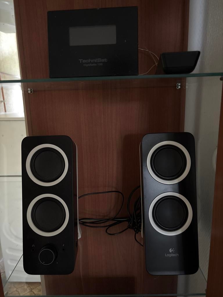 Logitech Z200 Stereo Speakers - Zwart, Overige merken, Gebruikt, Ophalen of Verzenden, Minder dan 60 watt