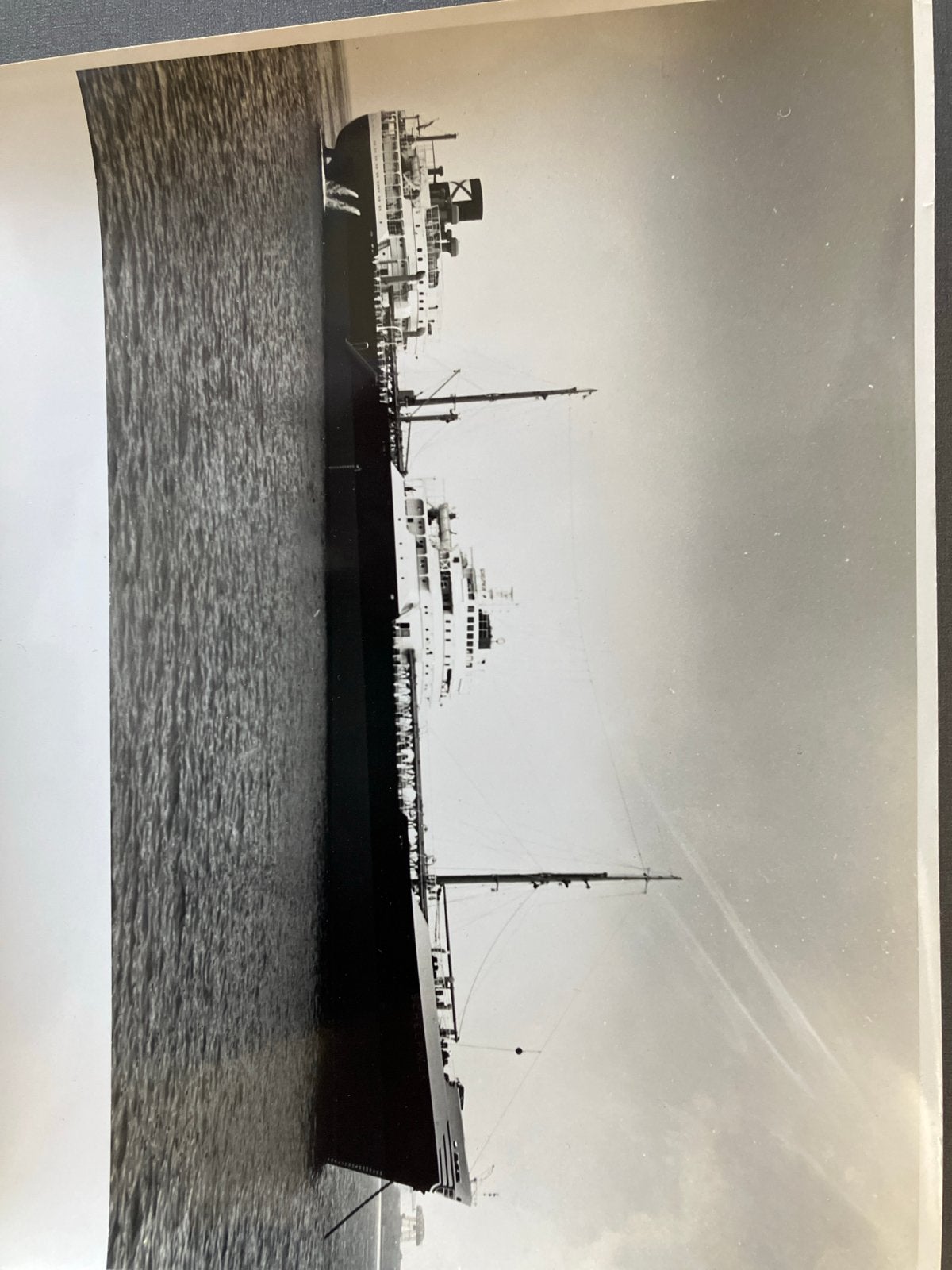 Zwart-wit foto van schip 'Schelpwijk' uit 1955, Verzenden, Gebruikt