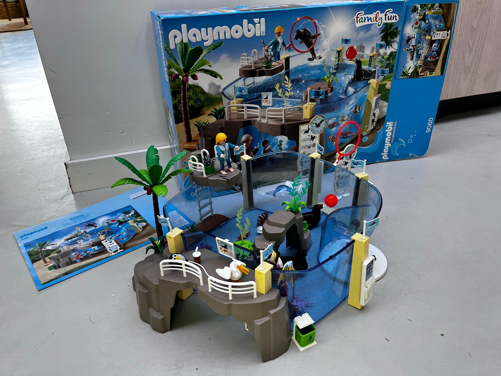 Playmobil 9060 Family Fun Zeehondenbassin Aquarium, Kinderen en Baby's, Speelgoed | Playmobil, Gebruikt, Complete set, Overige typen