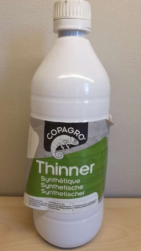 1 liter synthetische Thinner, merk Copagro, 100% vol, Ophalen of Verzenden