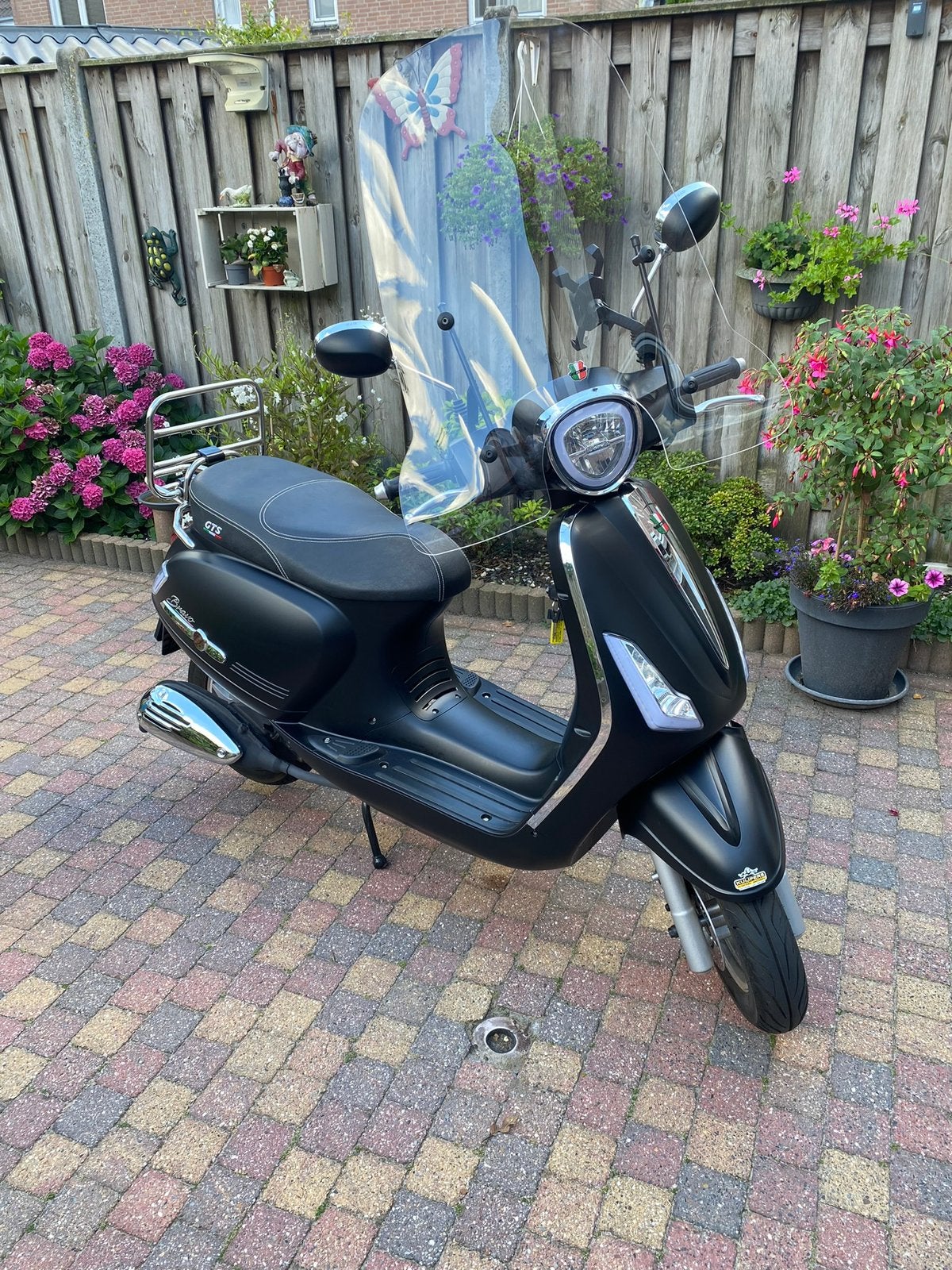 Snorscooter gts bravo, mat zwart, Zo goed als nieuw, Benzine, Ophalen, Overige merken