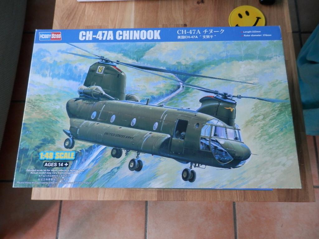 1/48 ch-47a hobbyboss, Overige merken, Helikopter, Nieuw, Ophalen of Verzenden