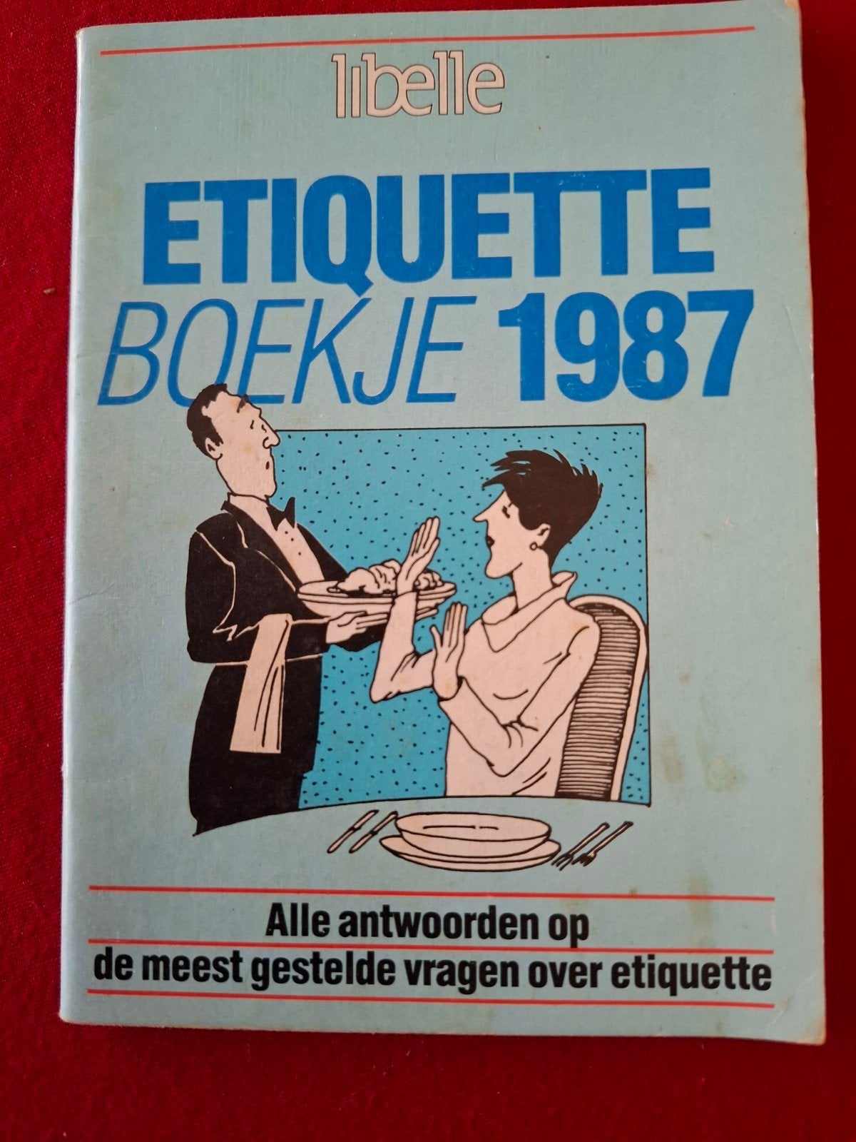 Libelle etiquette boekje 1987, Ophalen of Verzenden, Overige typen
