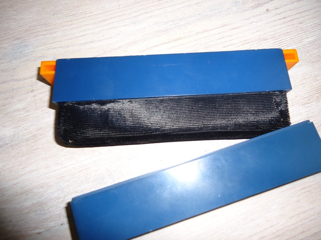 Fluwelen platen reiniger - LP cleaner - Single schoonmaker, Cd's en Dvd's, Ophalen of Verzenden, Zo goed als nieuw, Overige formaten