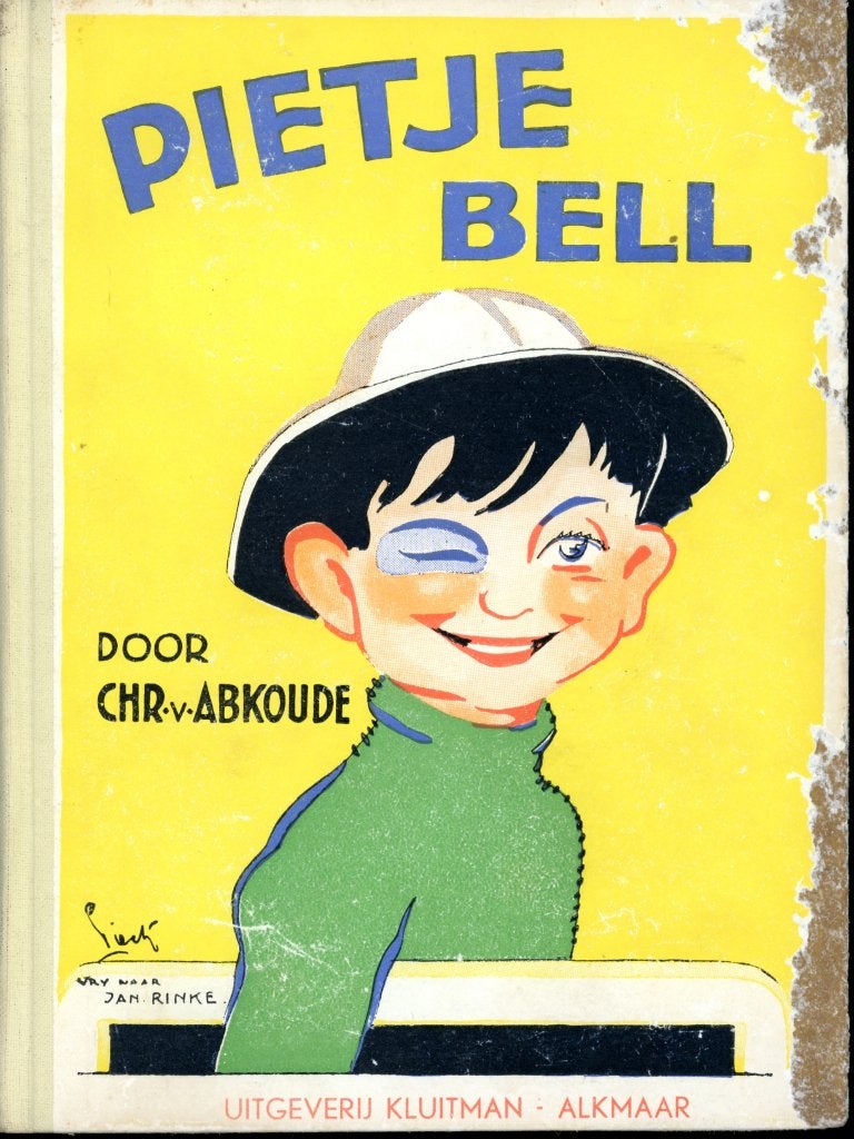 5-delige vintage hardcover 'Pietje Bell' – C. van Abkoude, Gelezen, Fictie algemeen, Ophalen of Verzenden, Chris van Abkoude