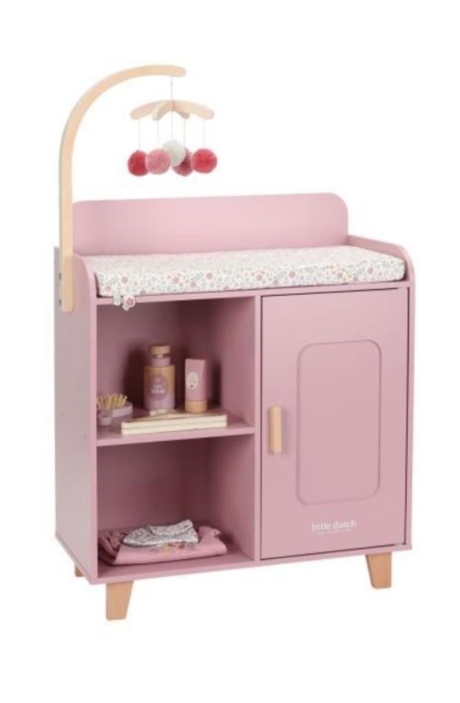 Gezocht: Little Dutch Poppencommode - Roze, Ophalen of Verzenden