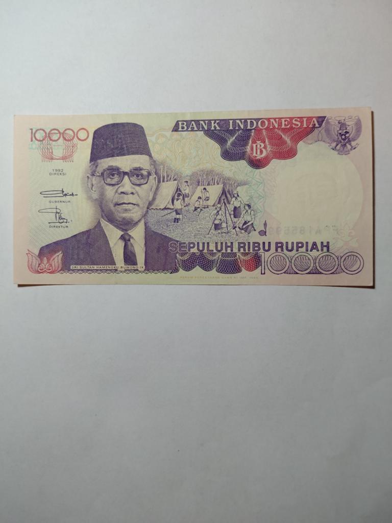 Indonesië 10 000 rupiah 1992, Ophalen of Verzenden, Zuidoost-Azië