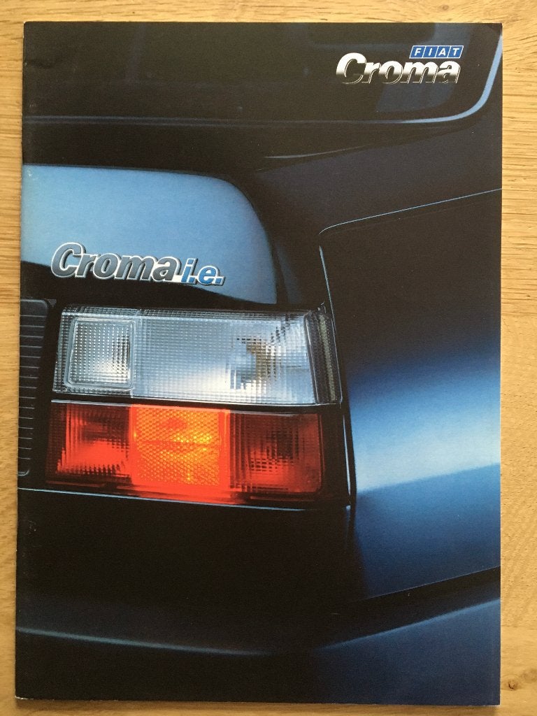 Autofolder Brochure Fiat Croma 1988, Ophalen of Verzenden, Nieuw, Overige merken