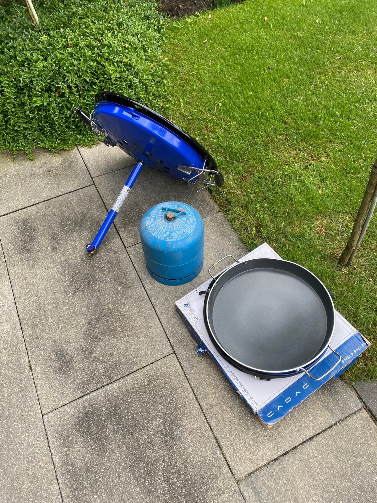 Skottel braai van Cadac met Paella pan, Ophalen of Verzenden, Zo goed als nieuw