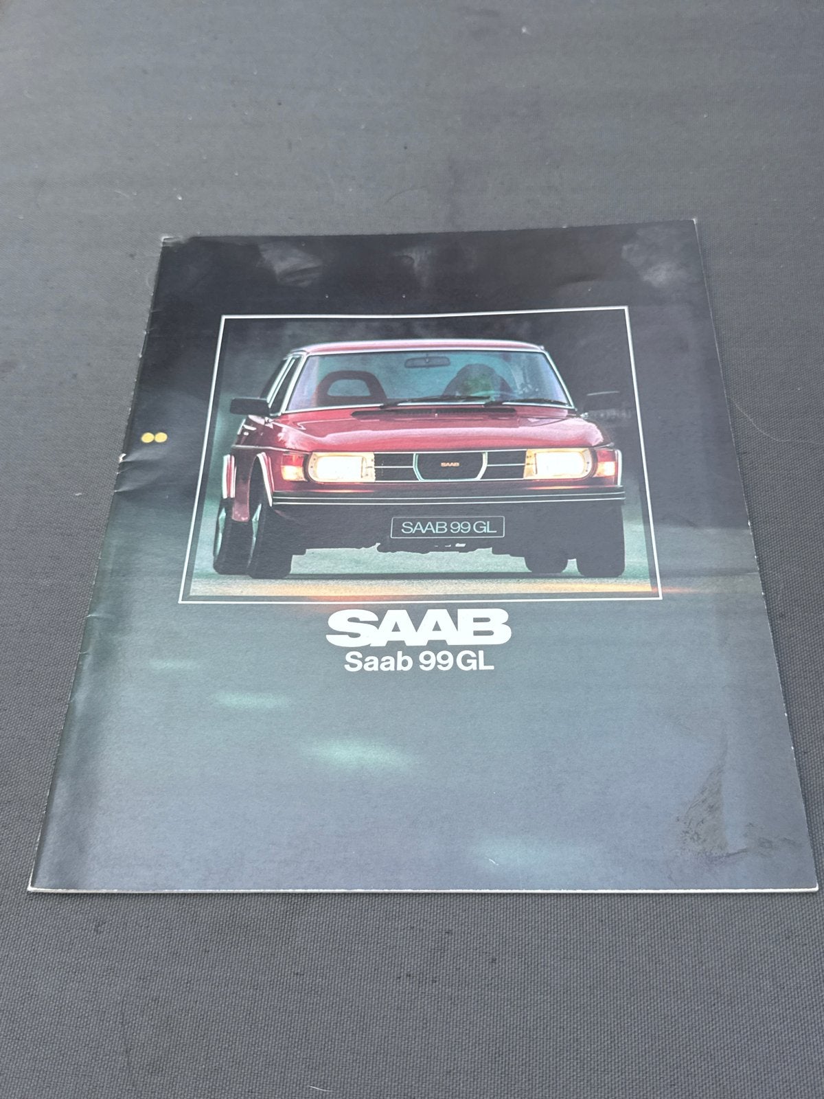 Brochure Saab 99 GL uit 1979 - Klassieke Auto Informatie, Ophalen of Verzenden, Gelezen, Overige merken