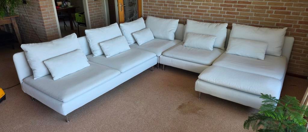 Ikea Söderhamn Hoekbank - Comfortabel en Modern, Huis en Inrichting, Banken | Bankstellen, Ophalen, 250 tot 300 cm, Gebruikt, 100 tot 125 cm