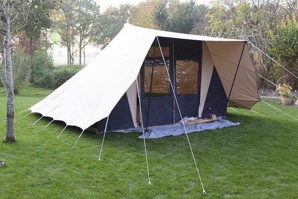 De Waard Albatros++ met vario luifel en binnentent, Caravans en Kamperen, Ophalen, Gebruikt