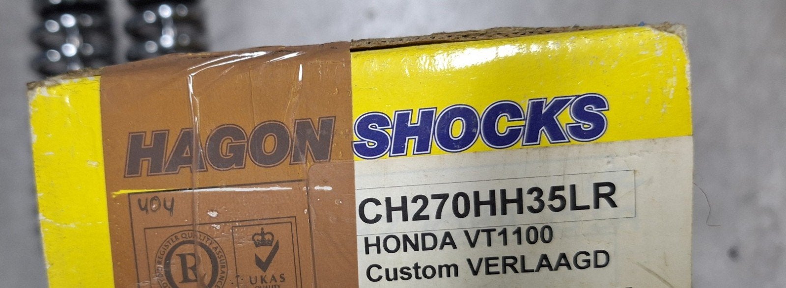 HAGON schokbrekers (verlagingset).  Honda Shadow 1100vt C2, Motoren, Ophalen of Verzenden