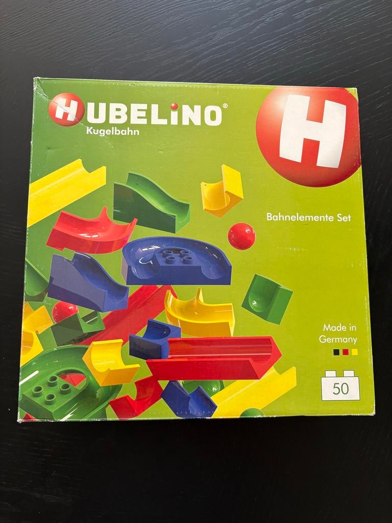 Hubelino Kugelbahn Baanelemente Set - Made in Germany, Ophalen of Verzenden, Gebruikt, Overige merken