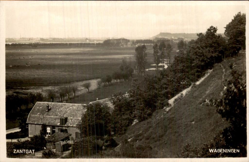 Wageningen - Zantgat - Uitzicht, Ophalen of Verzenden, 1920 tot 1940, Ongelopen, Gelderland