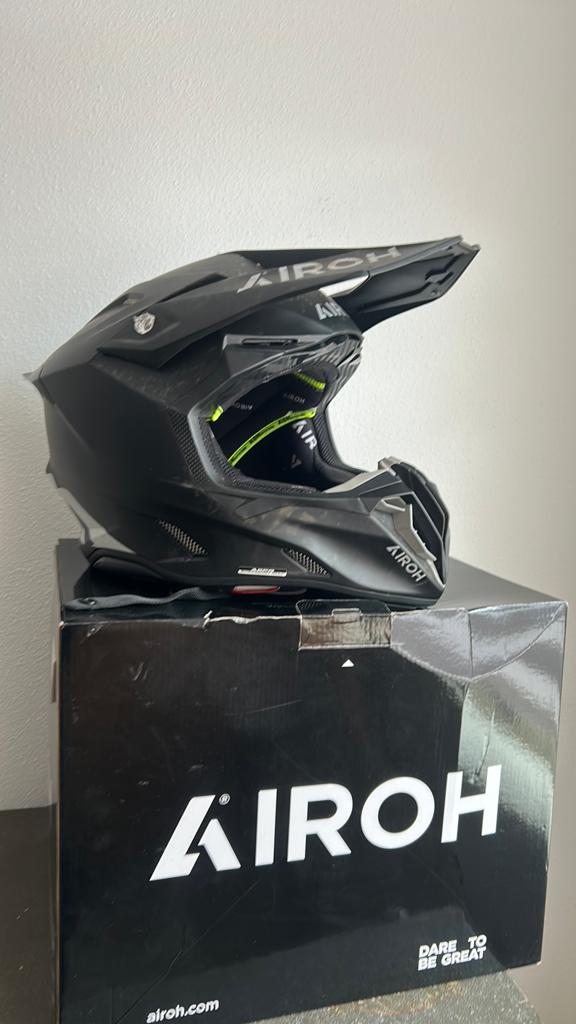 Airoh 2024 twist 3.0 black matt maat xl, Offroadhelm, XL, Tweedehands, Ophalen