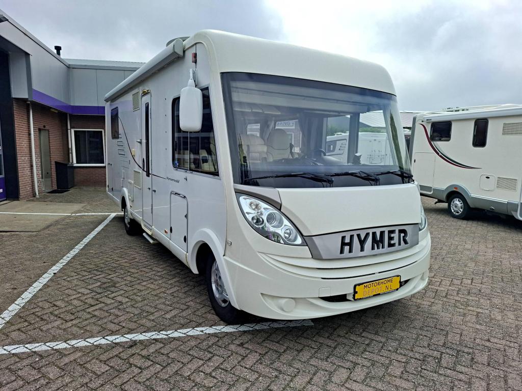 Hymer B698 Dakairco|Leren bekleding|, Caravans en Kamperen, Integraal, Chemisch toilet, 7 tot 8 meter, Hymer