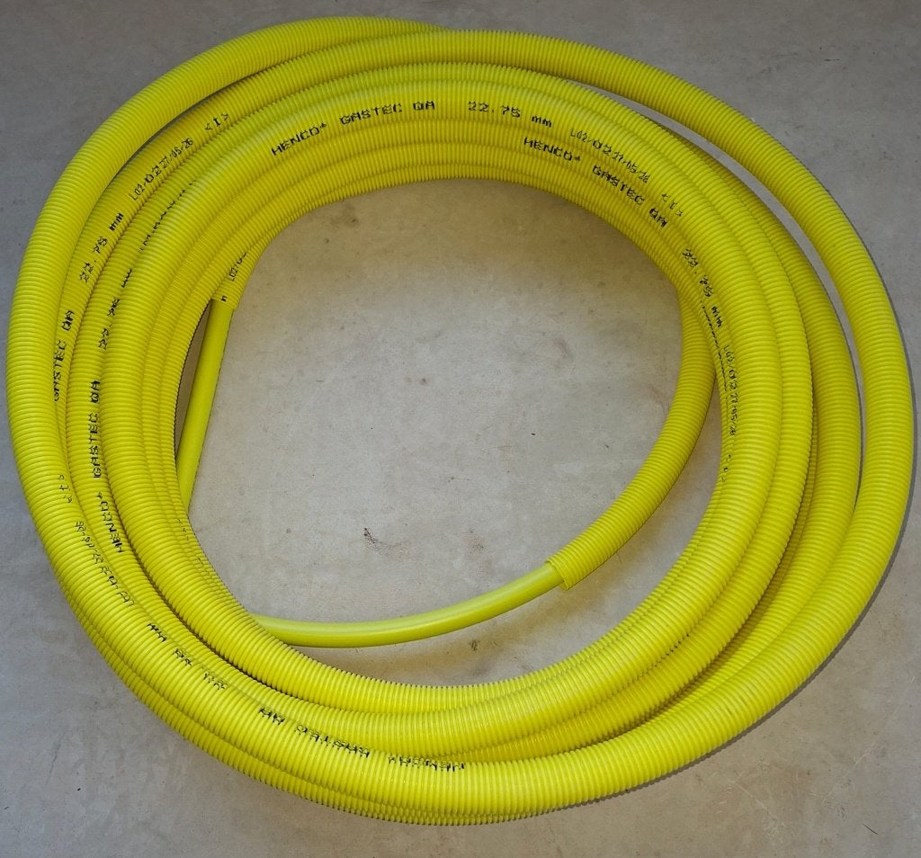 Henco Alupex Gasbuis gasleiding In Mantel 18m 20mm diameter, Overige materialen, 6 meter of meer, Overige typen, Nieuw