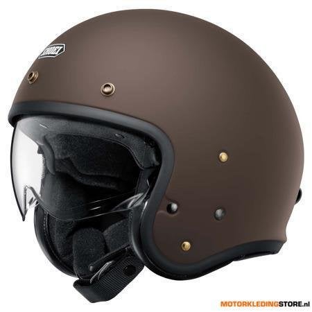 Shoei J.O2 Jethelm, Mat Bruin, Ophalen of Verzenden, Nieuw met kaartje
