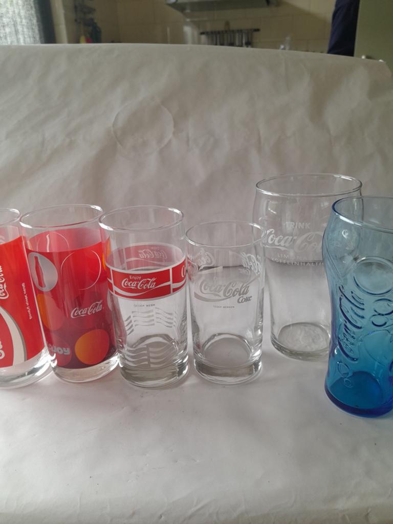 Diverse Coca-Cola Glazen Collectie, Ophalen of Verzenden, Gebruikt