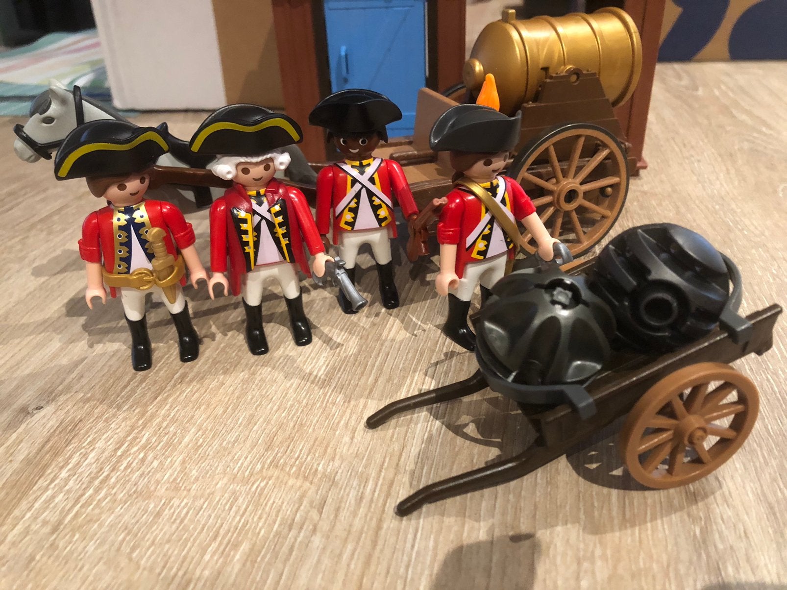 Piraten met kanon, Ophalen of Verzenden, Zo goed als nieuw, Complete set, Figuren