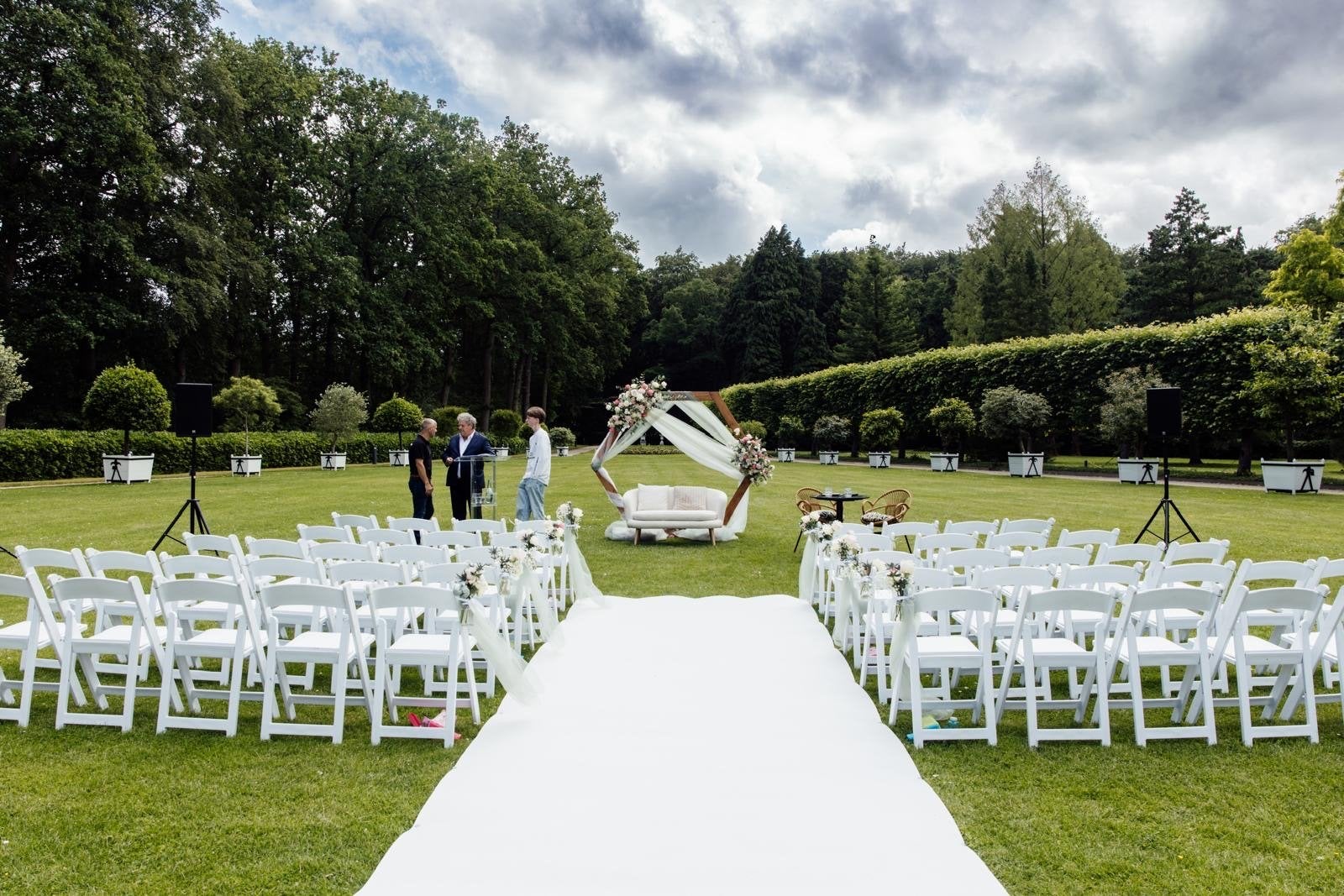 Witte loper 2 x 10 meter voor evenementen en feesten, Ophalen, Nieuw