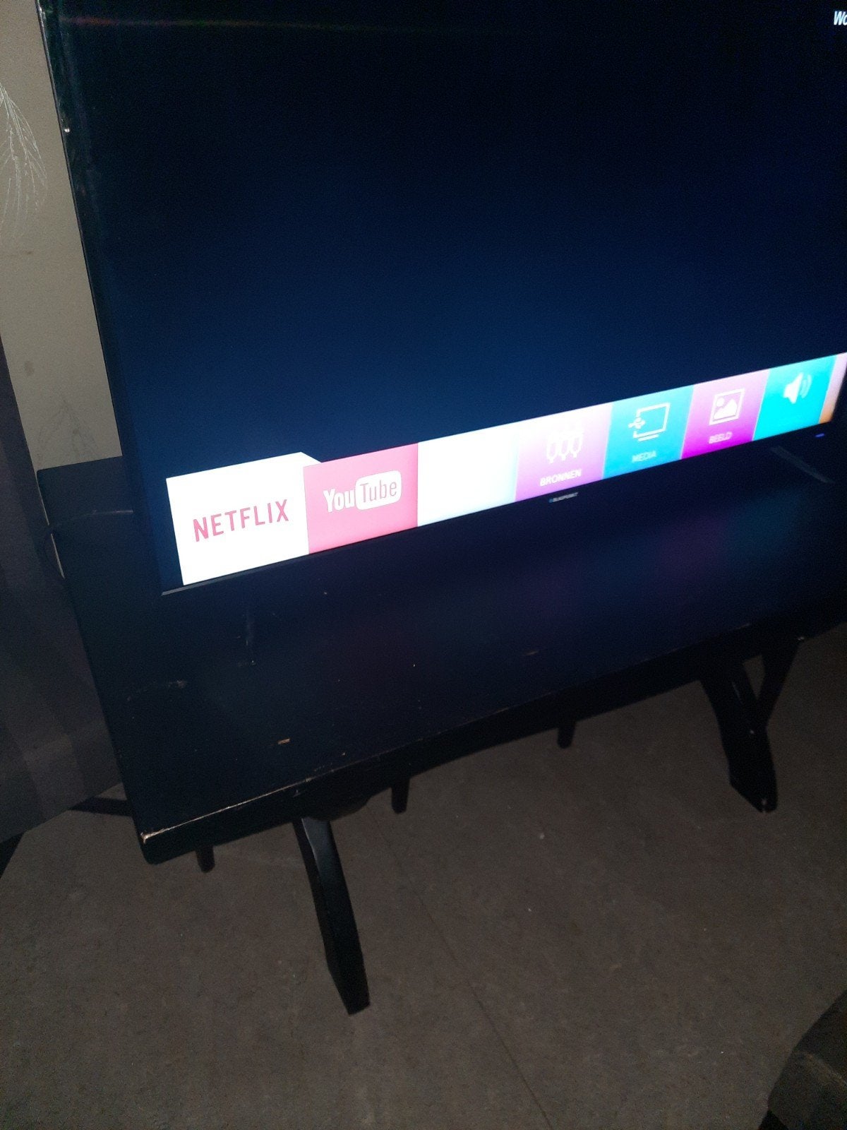 blaupunkt 55inch 4k uhd smart tv, Zo goed als nieuw, 100 cm of meer, 4k (UHD), Smart TV