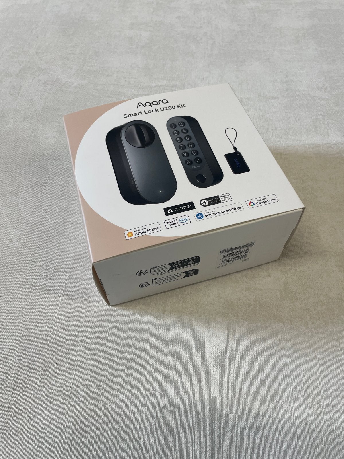 Aqara Smart Lock U200 Kit - Nieuw in doos, Overige materialen, Nieuw, Ophalen of Verzenden, Support@aqara.com