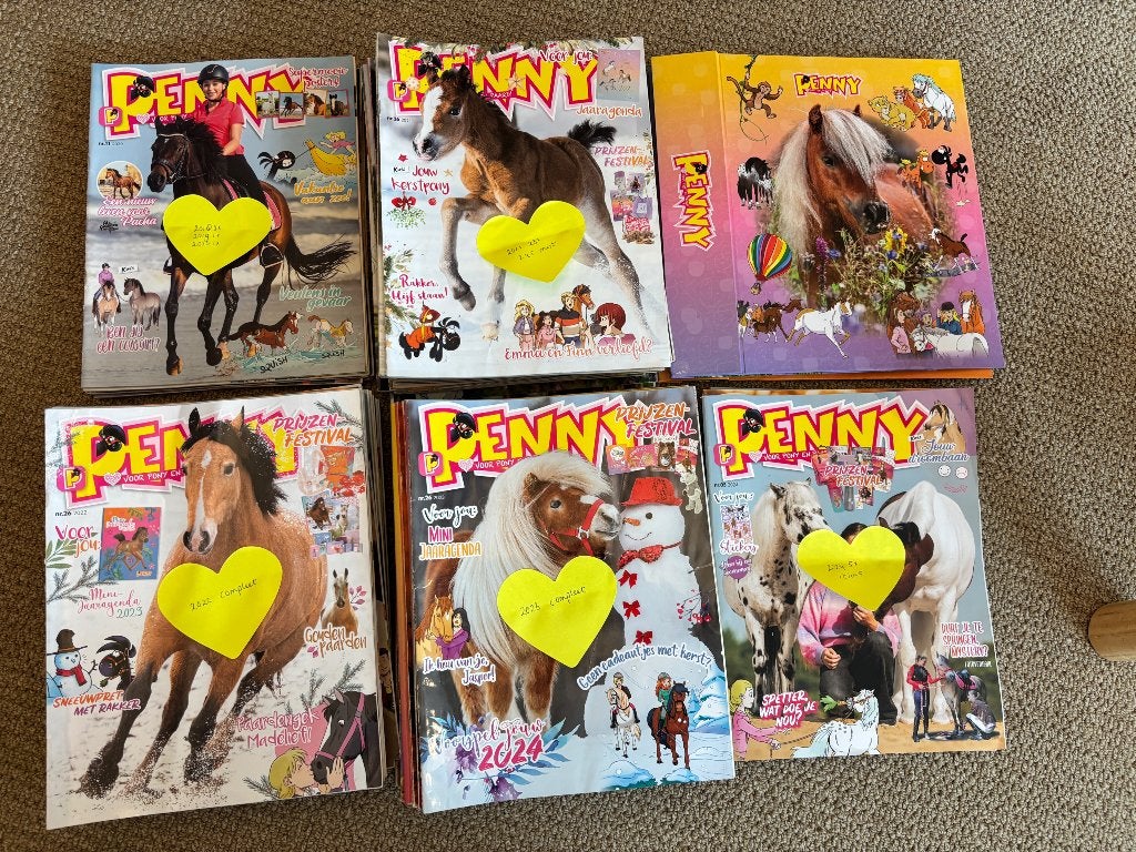 Penny’s tijdschriften 87 stuks plus 2 bewaarmappen, Boeken, Ophalen of Verzenden, Gelezen, Overige typen