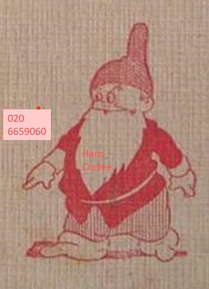 zoek oud sprookjespost kinderpost set notitieblok dwerg 1940, Ophalen of Verzenden, Gelezen