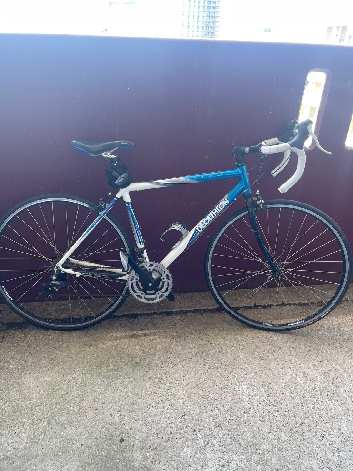 Bieden mag, Decathlon race/wielrenfiets.Frame 51-57, 26 inch, Gebruikt, 26 inch, Aluminium, 15 tot 20 versnellingen