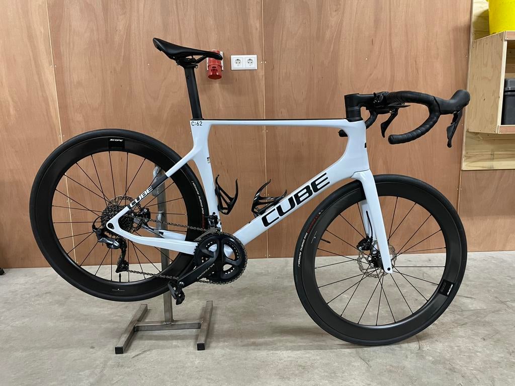 Cube agree c62, Fietsen en Brommers, Fietsen | Racefietsen, Carbon, Zo goed als nieuw, Meer dan 20 versnellingen, Schijfrem