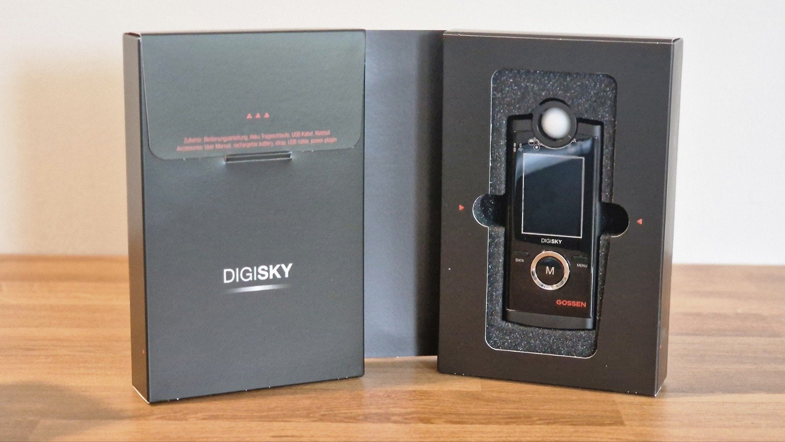 Gossen Digisky Lichtmeter zgan in doos, Belichting, Ophalen of Verzenden, Zo goed als nieuw