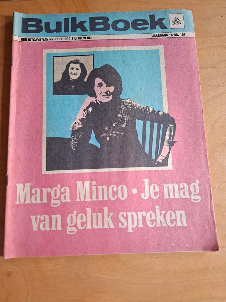 Bulkboek 151 Marga Minco - Je mag van geluk spreken, Ophalen of Verzenden