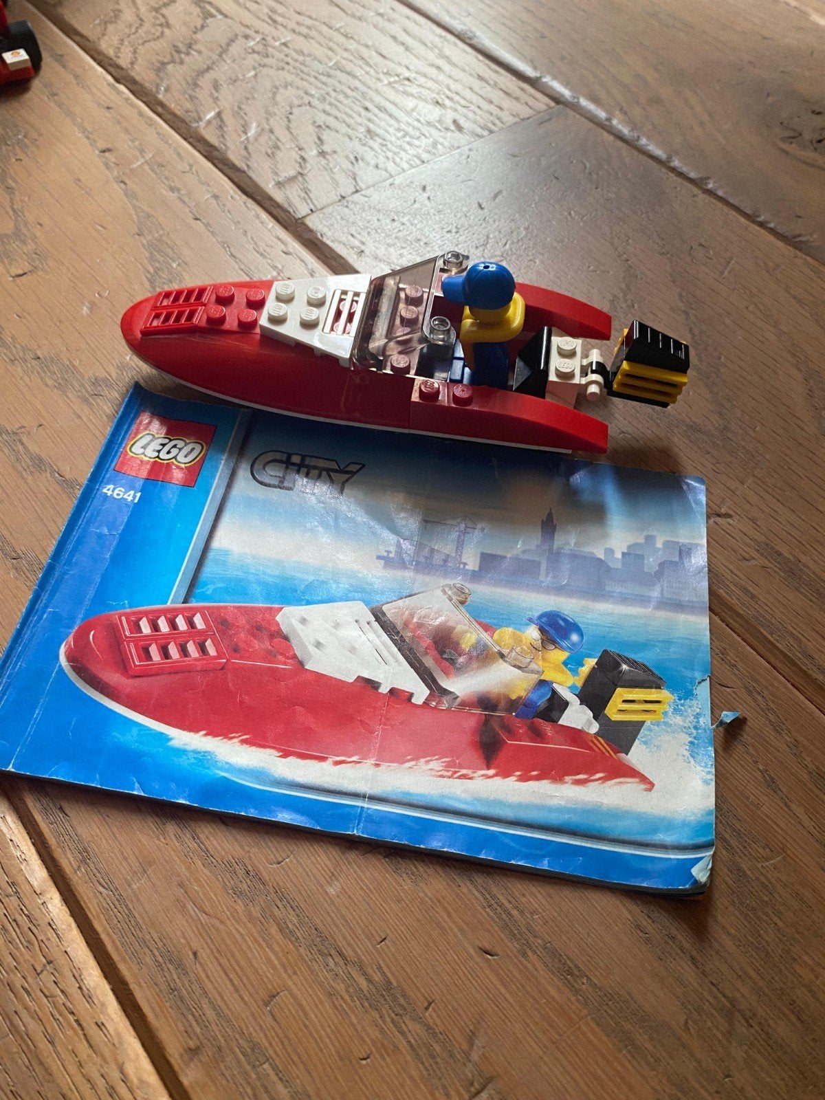LEGO City 4641 Speedboot met minifiguur en instructies, Compleet, Lego, Ophalen of Verzenden, Complete set