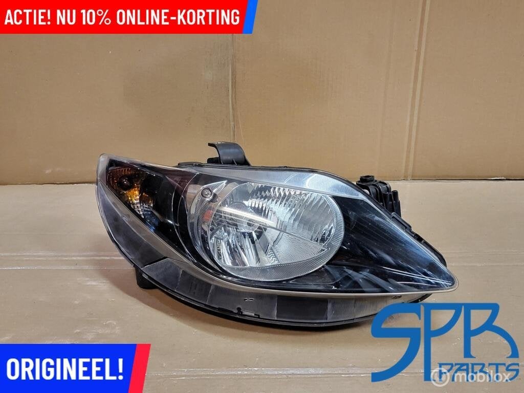 SEAT IBIZA 6J RECHTER RECHTS Koplamp H4 2008-2011 6J1941022C, Auto-onderdelen, SEAT, Gebruikt, Ophalen of Verzenden, Seat
