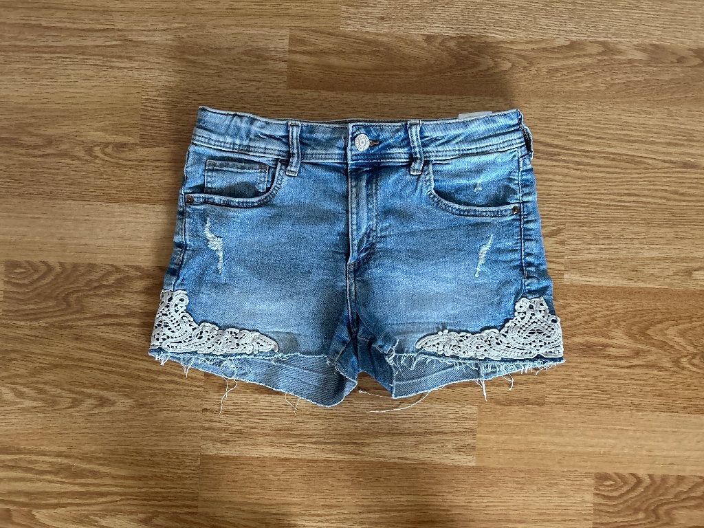 Leuk spijkerbroekje H&M maat 170, Kinderen en Baby's, Kinderkleding | Maat 170, Broek, Gebruikt, Meisje, H&M