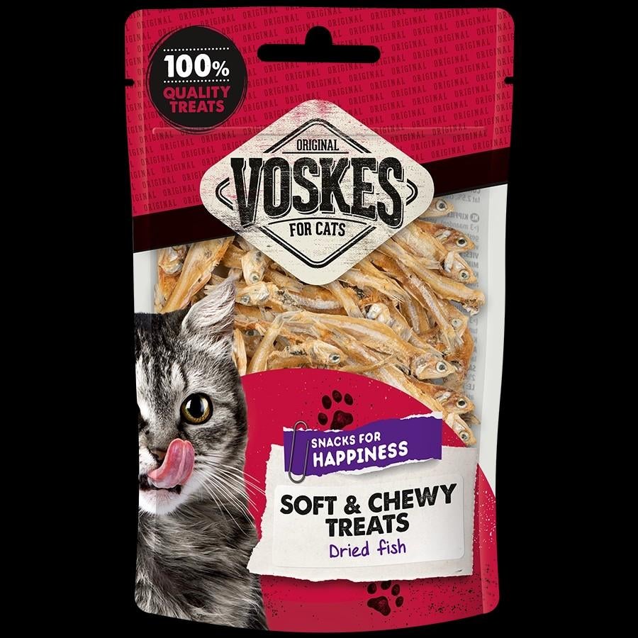 Voskes soft en chewy dried fish, Ophalen of Verzenden, Kat