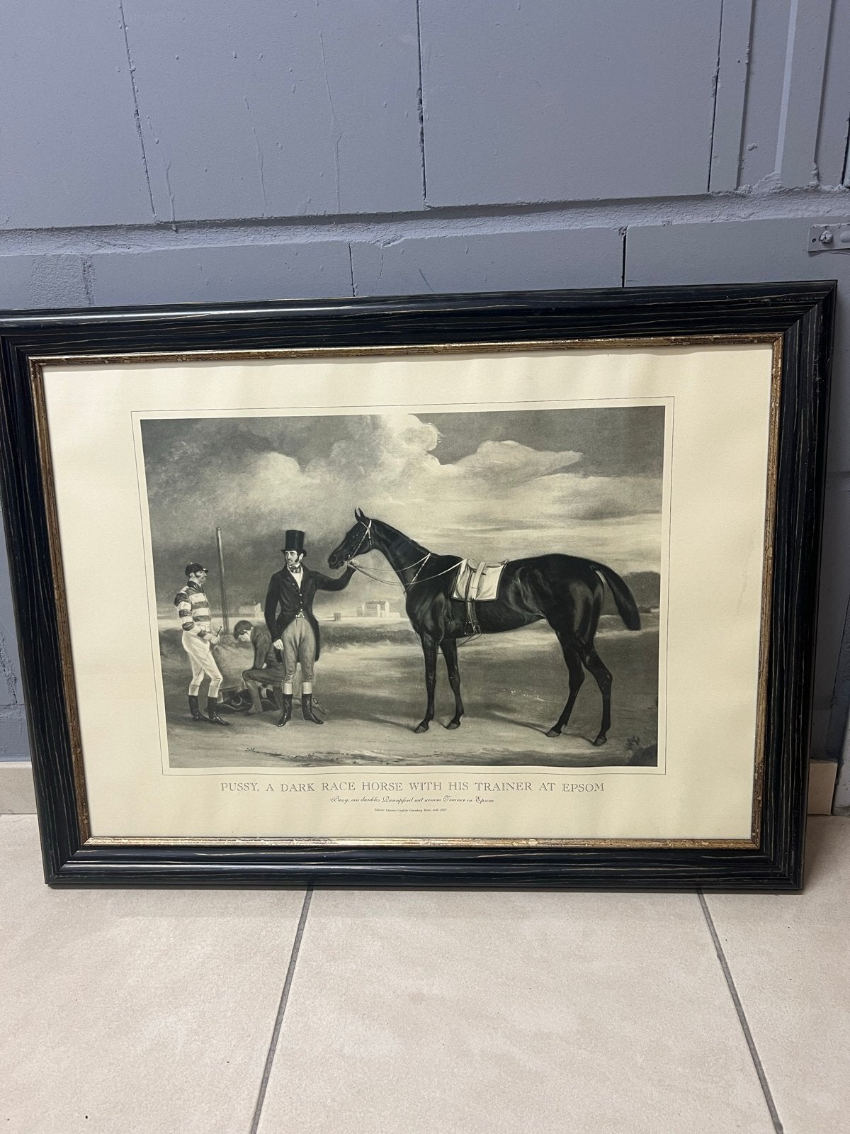 Set van 2 ingelijste jachttaferelen, 80x60 cm, Ophalen, Dieren, Klassiek, Print