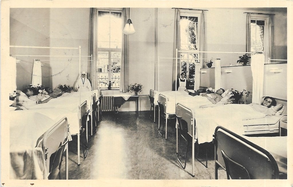 AK Sneek - Sint Anthonius Ziekenhuis, Afdeling Mannen, Verzenden, 1940 tot 1960, Gelopen, Friesland