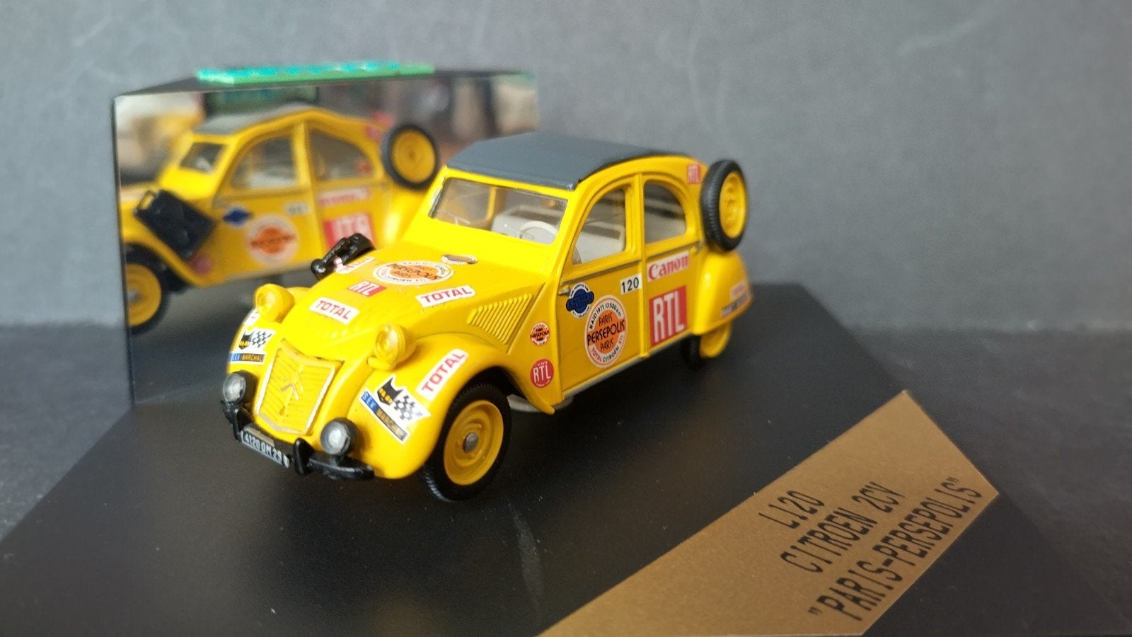 Citroen 2cv Raid Paris Persepolis 1:43 Vitesse Pol, Overige merken, Auto, Verzenden, .