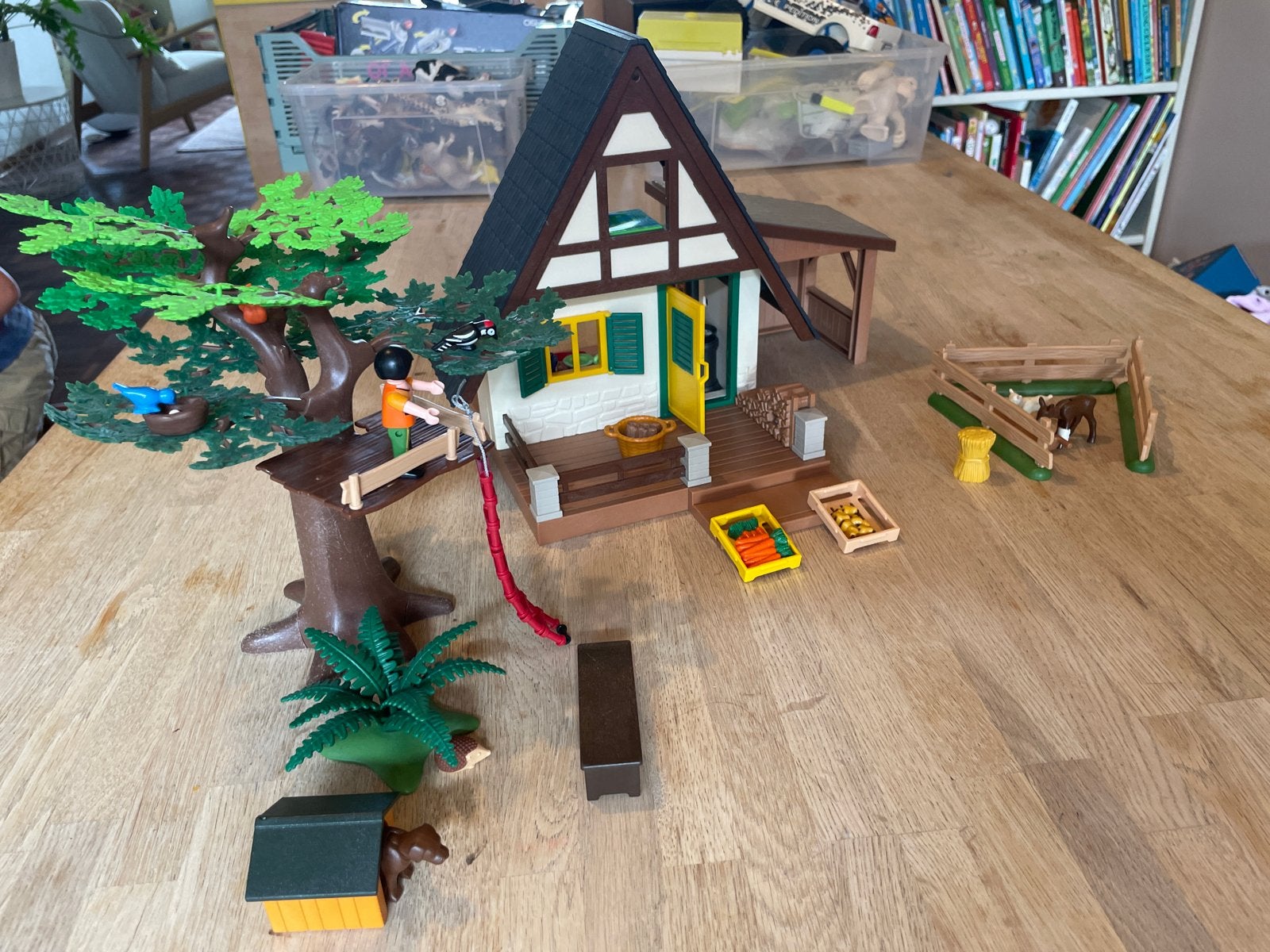 Playmobil Boswachtershuis met boomhut en dieren, Ophalen, Gebruikt, Gebouw, Complete set