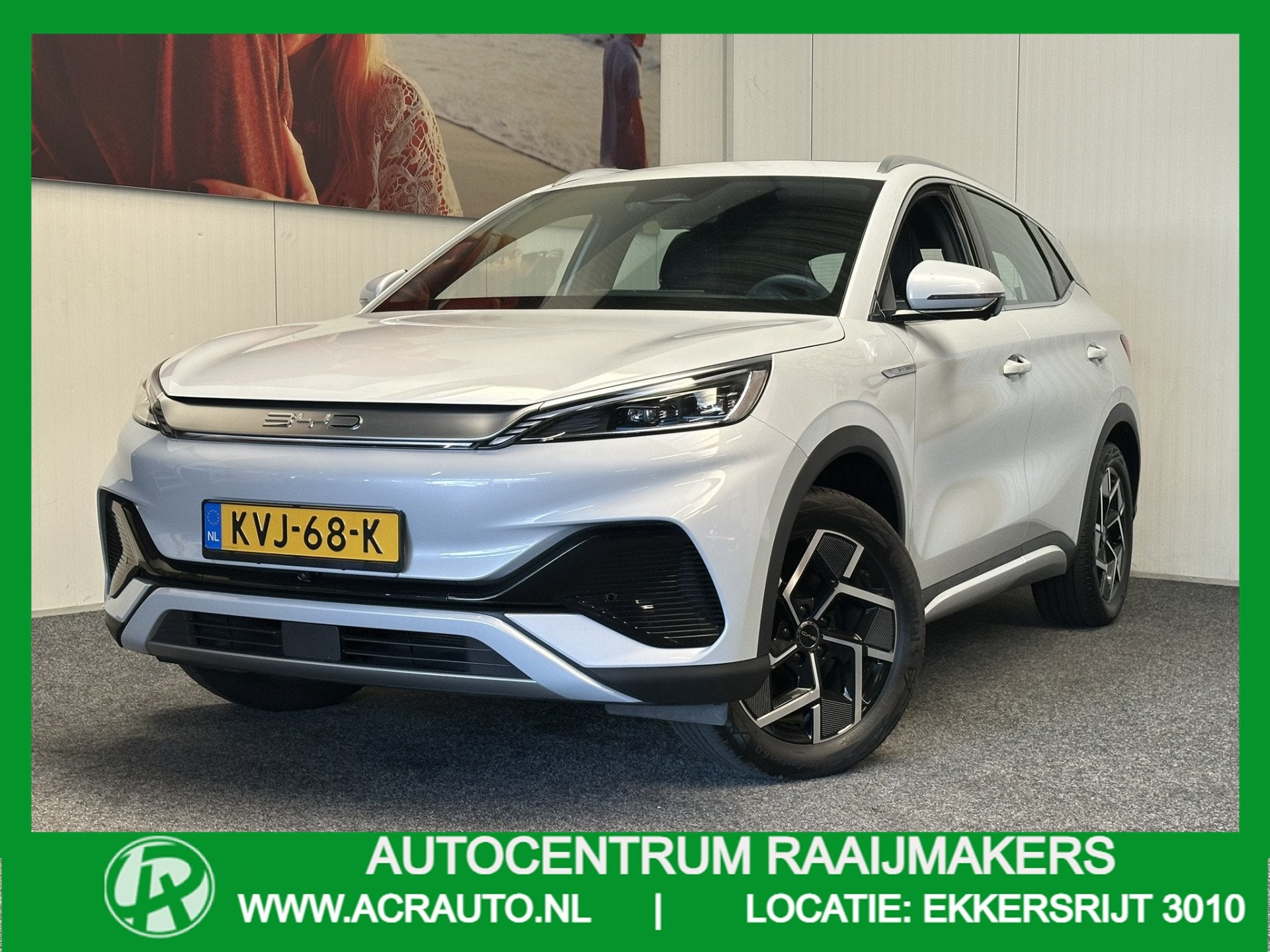 BYD ATTO 3 DESIGN 60 kWh WLTP 420 KM * 45 STUKS OP VOORRAAD*, Auto's, Dealer onderhouden, Gebruikt, 38 min, Wit