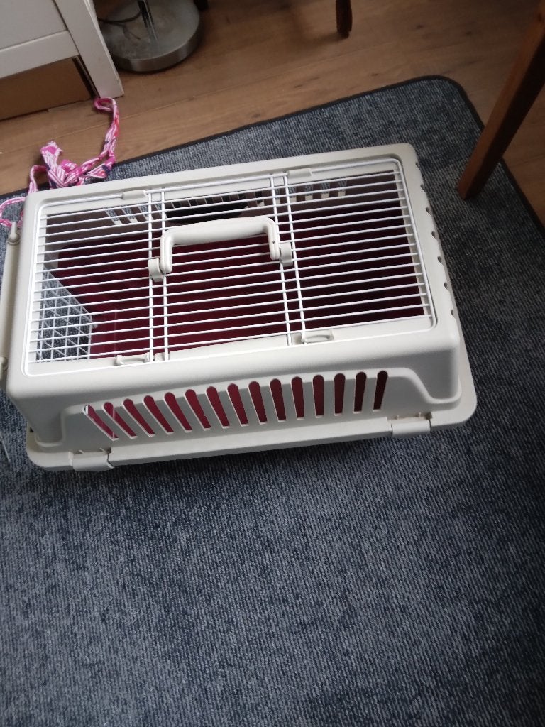honde reisbox en hondebench, Dieren en Toebehoren, Ophalen, Gebruikt