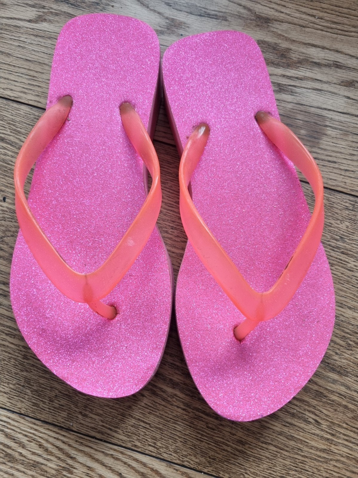 Roze glitter slippers maat 34, Ophalen of Verzenden, Gebruikt, Meisje, Overige typen