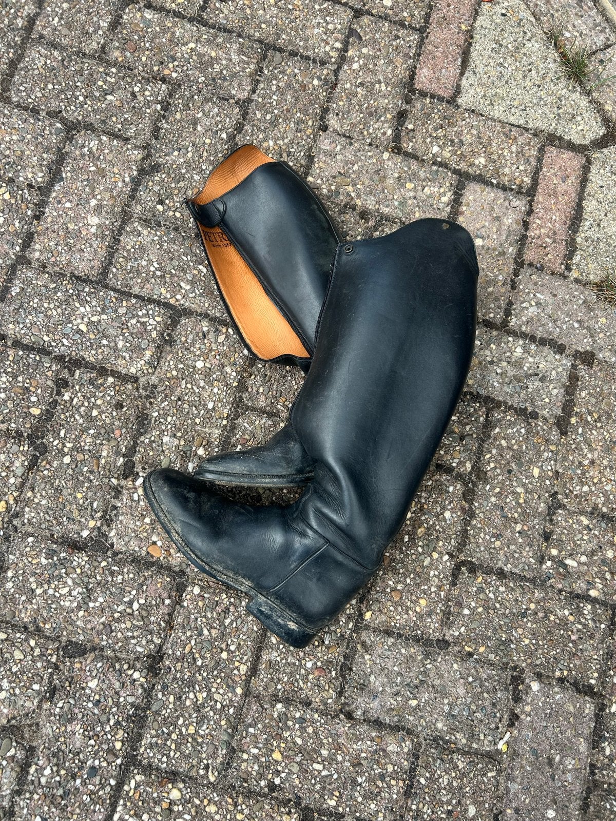 Te koop: Petrie rijlaarzen chaps / gaiters, Ophalen of Verzenden, Gebruikt, Dressuur