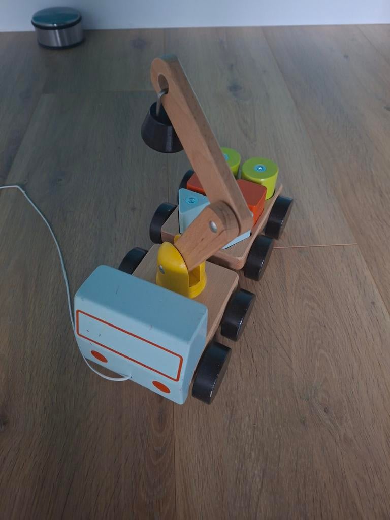 IKEA Uppsta Hijskraan - Zo goed als nieuw, Kinderen en Baby's, Speelgoed | Houten speelgoed, Ophalen of Verzenden, Zo goed als nieuw