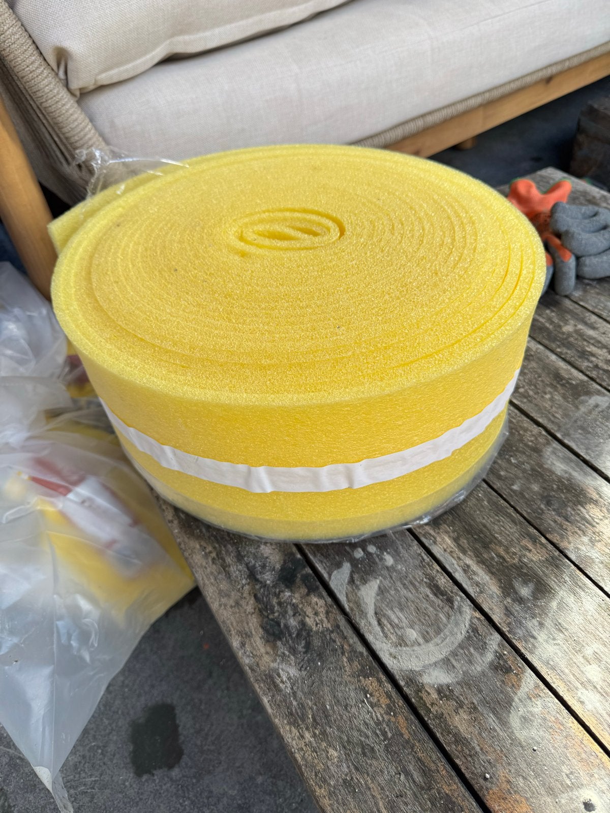 Randisolatie vloerverwarming/kantstrook 5x100mm (15m), Overige materialen, Zo goed als nieuw, 15 m² of meer, Vloerisolatie
