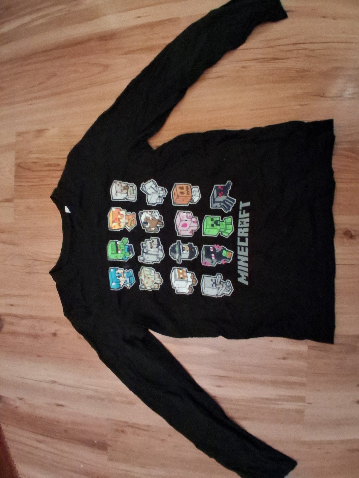 Minecraft T-shirt lange mouwen maat 134/140, Ophalen of Verzenden, Gebruikt, Mojang / Jinx, Jongen of Meisje